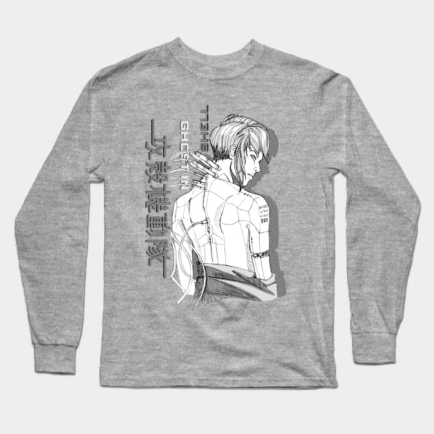 Major Motoko Long Sleeve T-Shirt by AlexRoivas